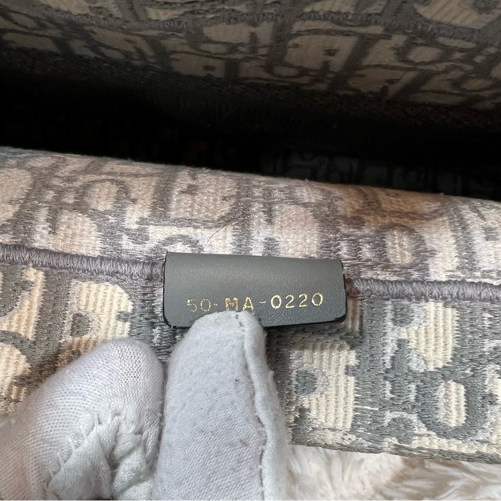 Christian Dior Oblique Medium Book Tote in Grey - Picture 10 of 10